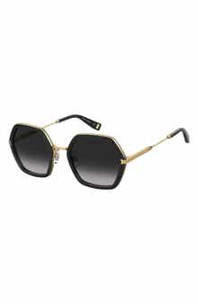 Marc Jacobs 53mm Gradient Square Sunglasses