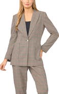 Halogen® Print Single Button Blazer