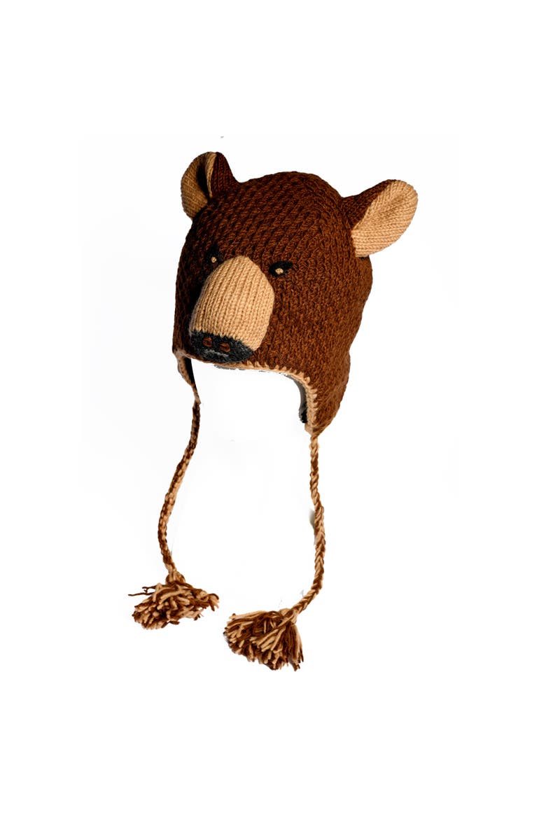Grizzly Hat, Alternate, color, Brown