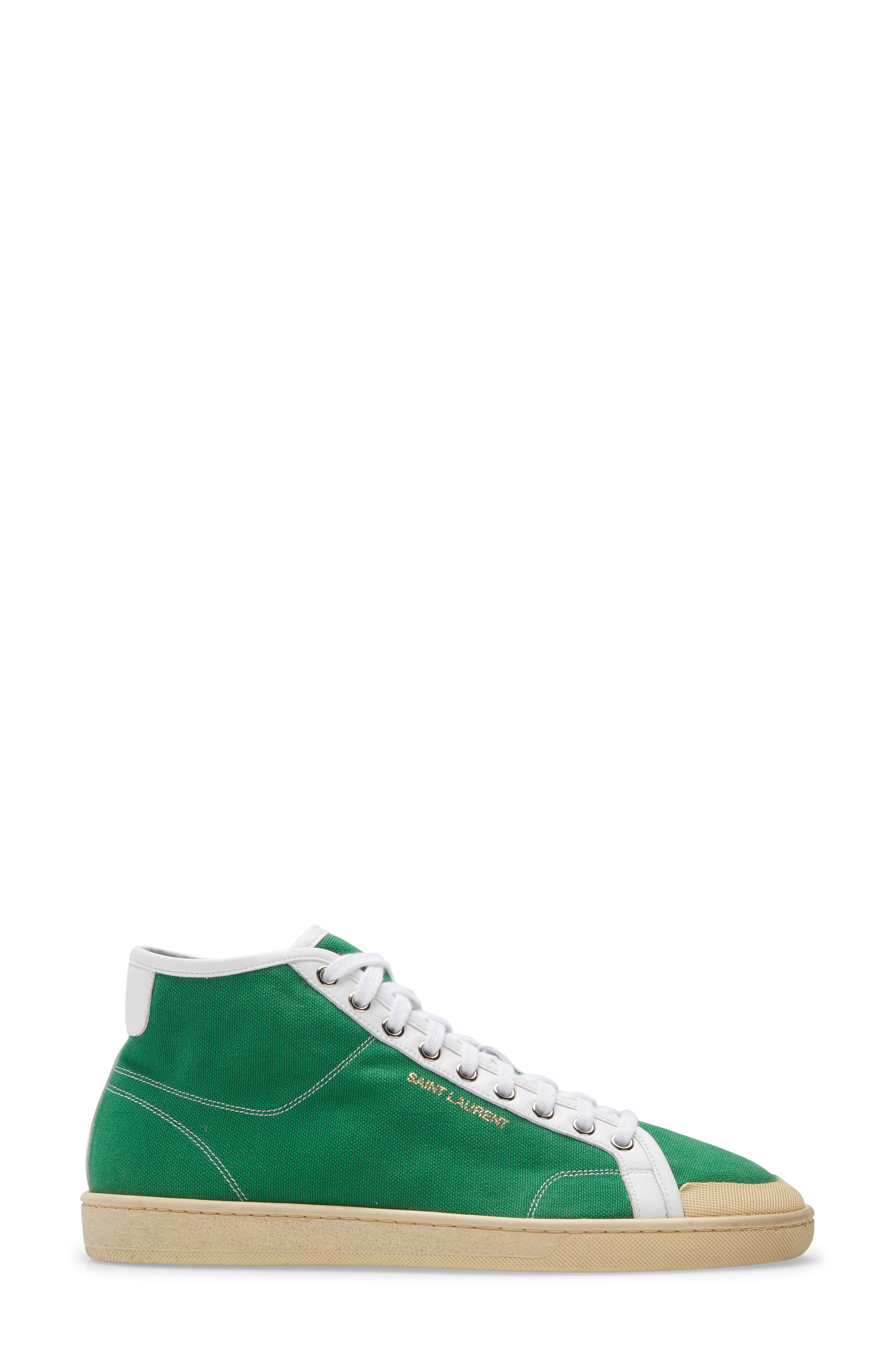 Saint Laurent Mid Top Sneaker, Alternate, color, 