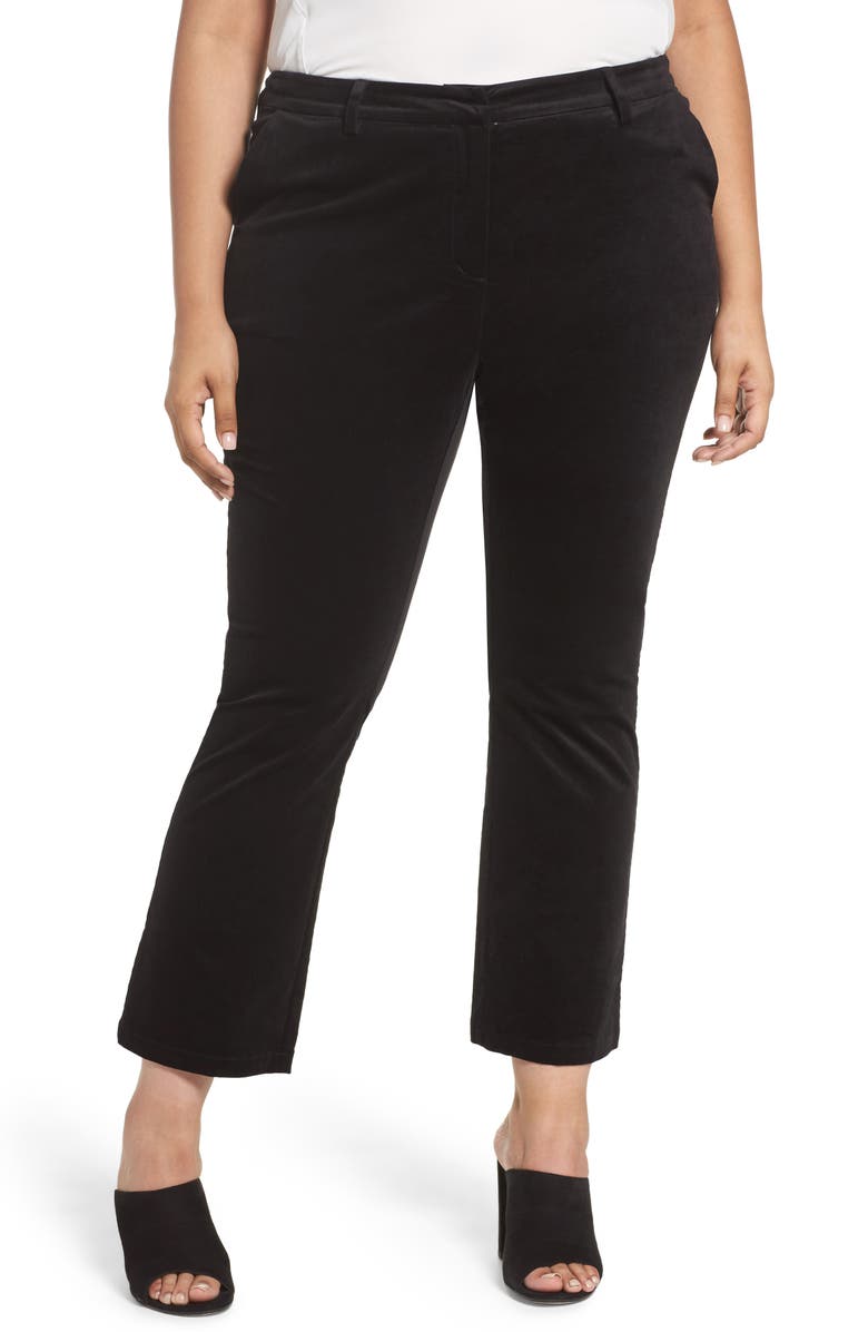 Sejour Velvet Ankle Pants, Main, color, 