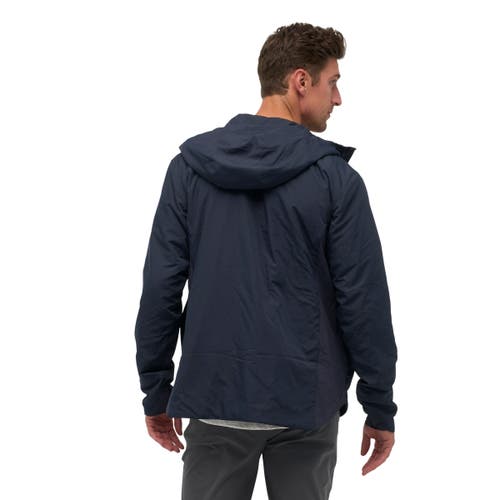 Nomatic Outset Hooded Water Resistant Travel Jacket In Navy