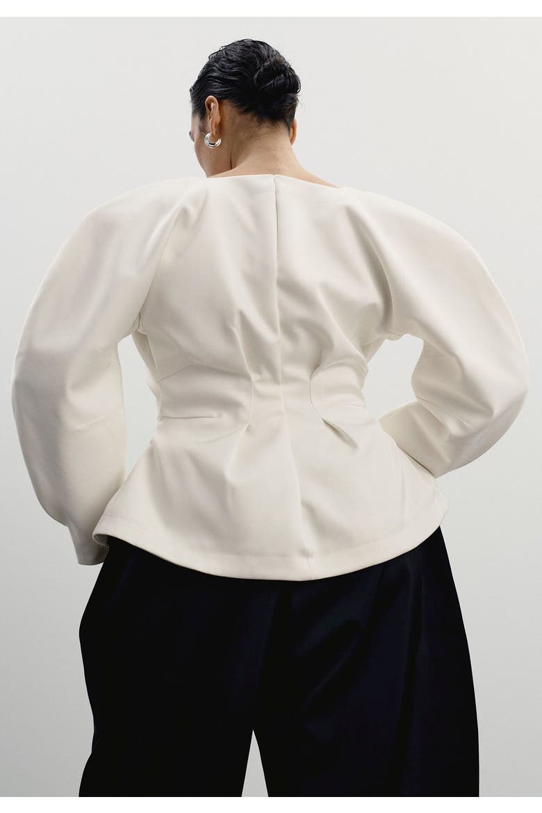 Crescent Moon Jacket, Alternate, color, VANILLA ICE