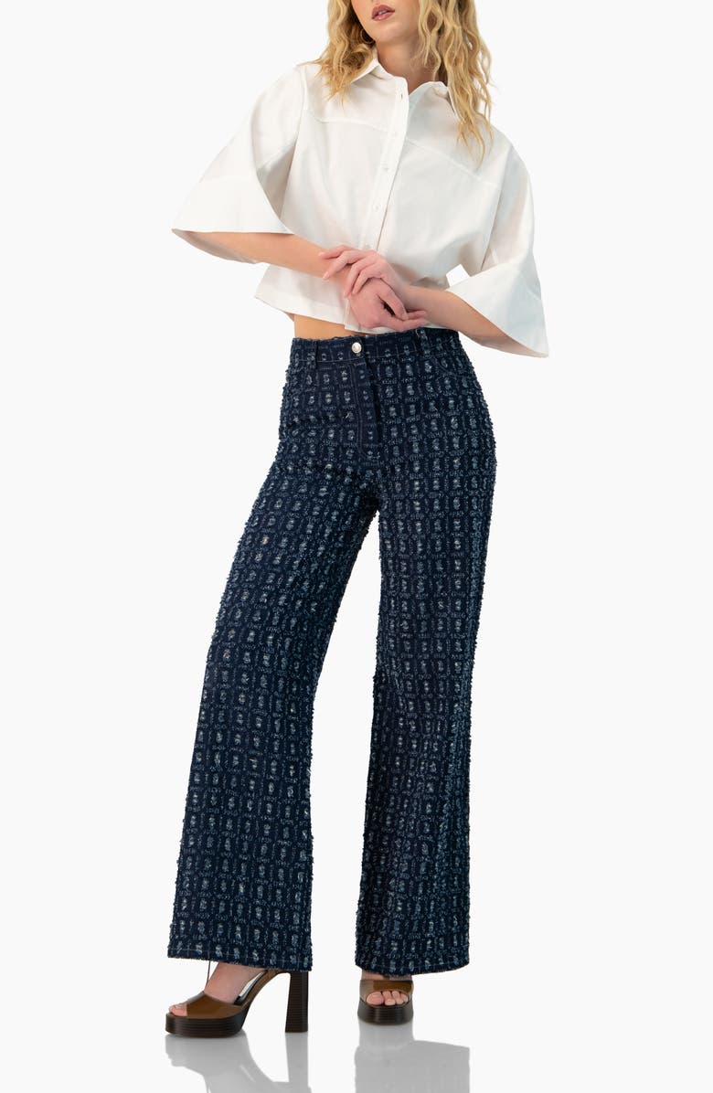 IVONNE Dolman Sleeve Wide Shirt, Alternate, color, White