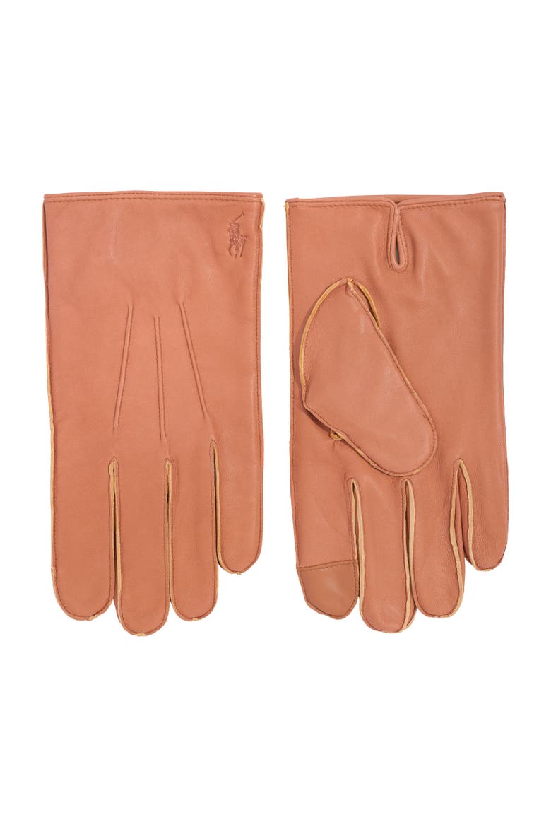 Water Repellent Nappa Touch Glove, Alternate, color, Caramel