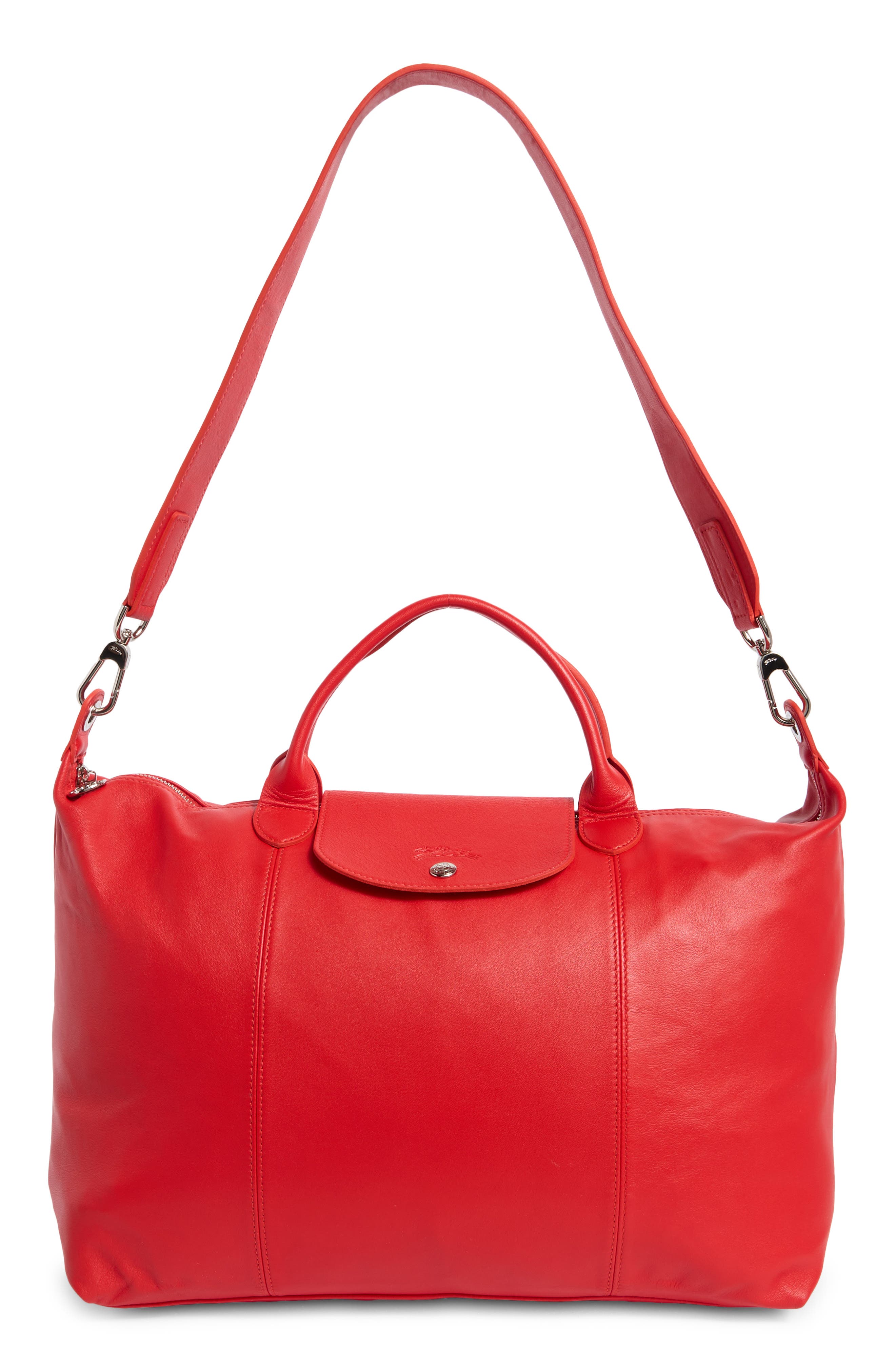 Longchamp Parisis Large Leather Crossbody Bag, Main, color, 