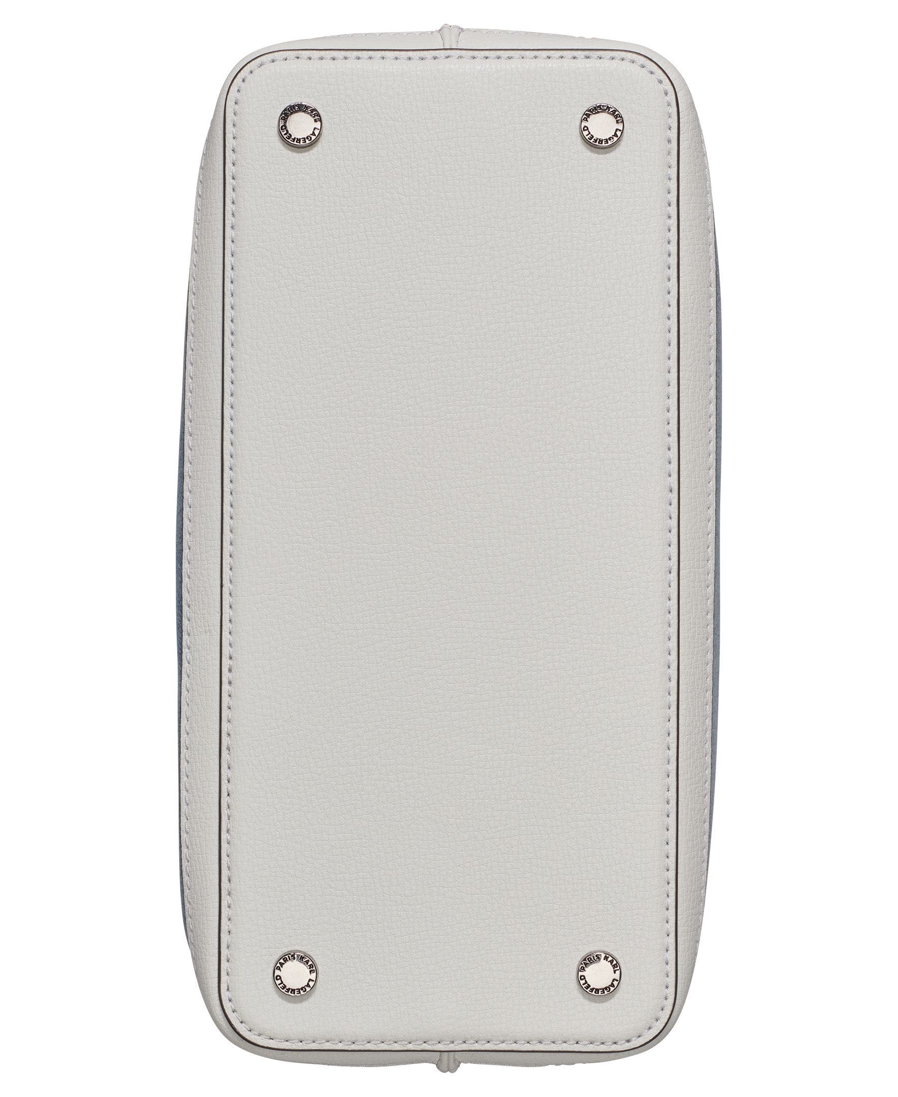 KARL LAGERFELD PARIS Evelina Denim Bucket, Alternate, color, Light Denim