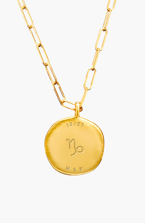 Birthdate Co. The October Birthdate Gold Pendant In October 5th - Gold