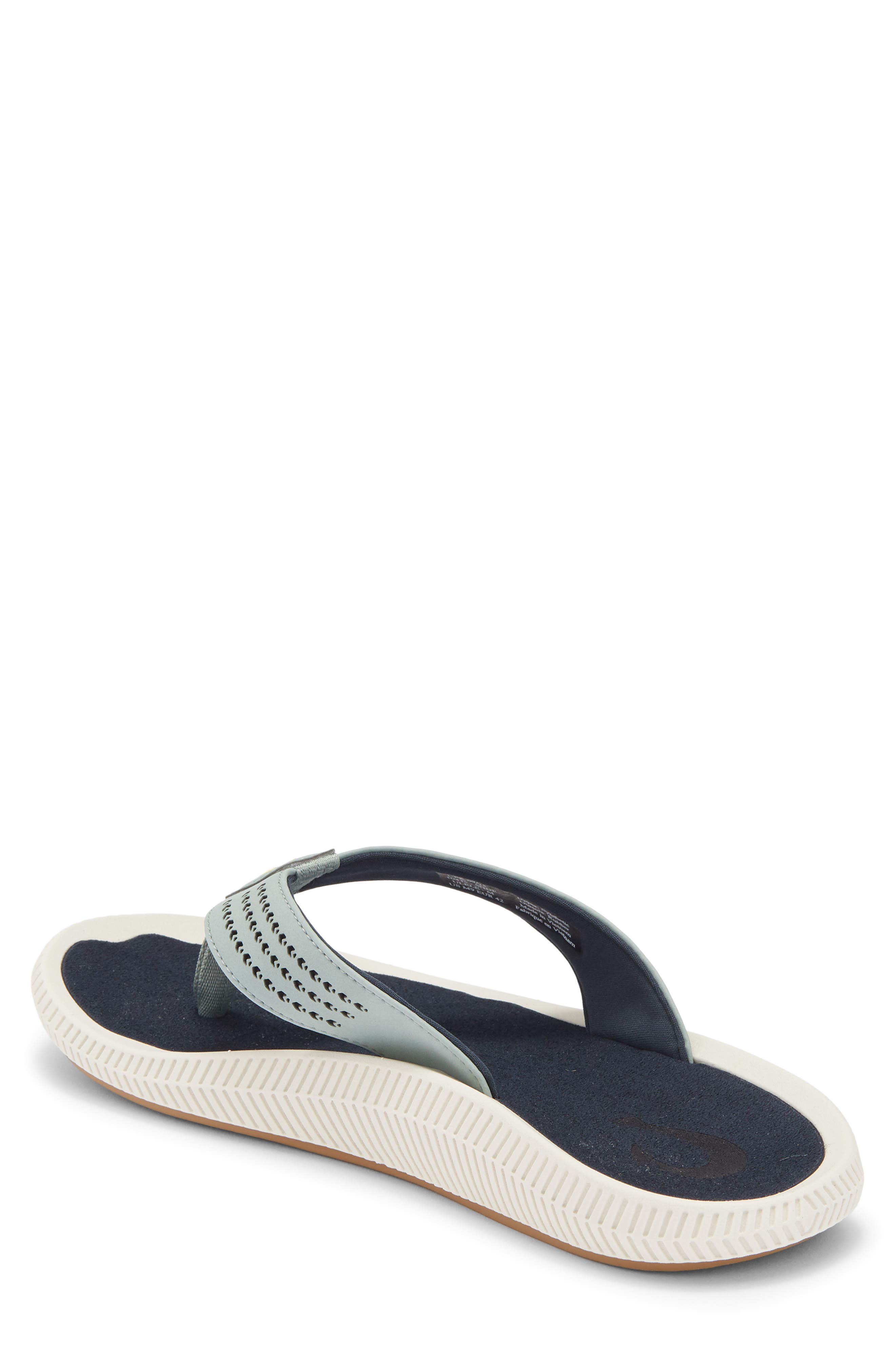 Ulele Flip Flop, Alternate, color, SEAGREEN / TRENCH BLUE