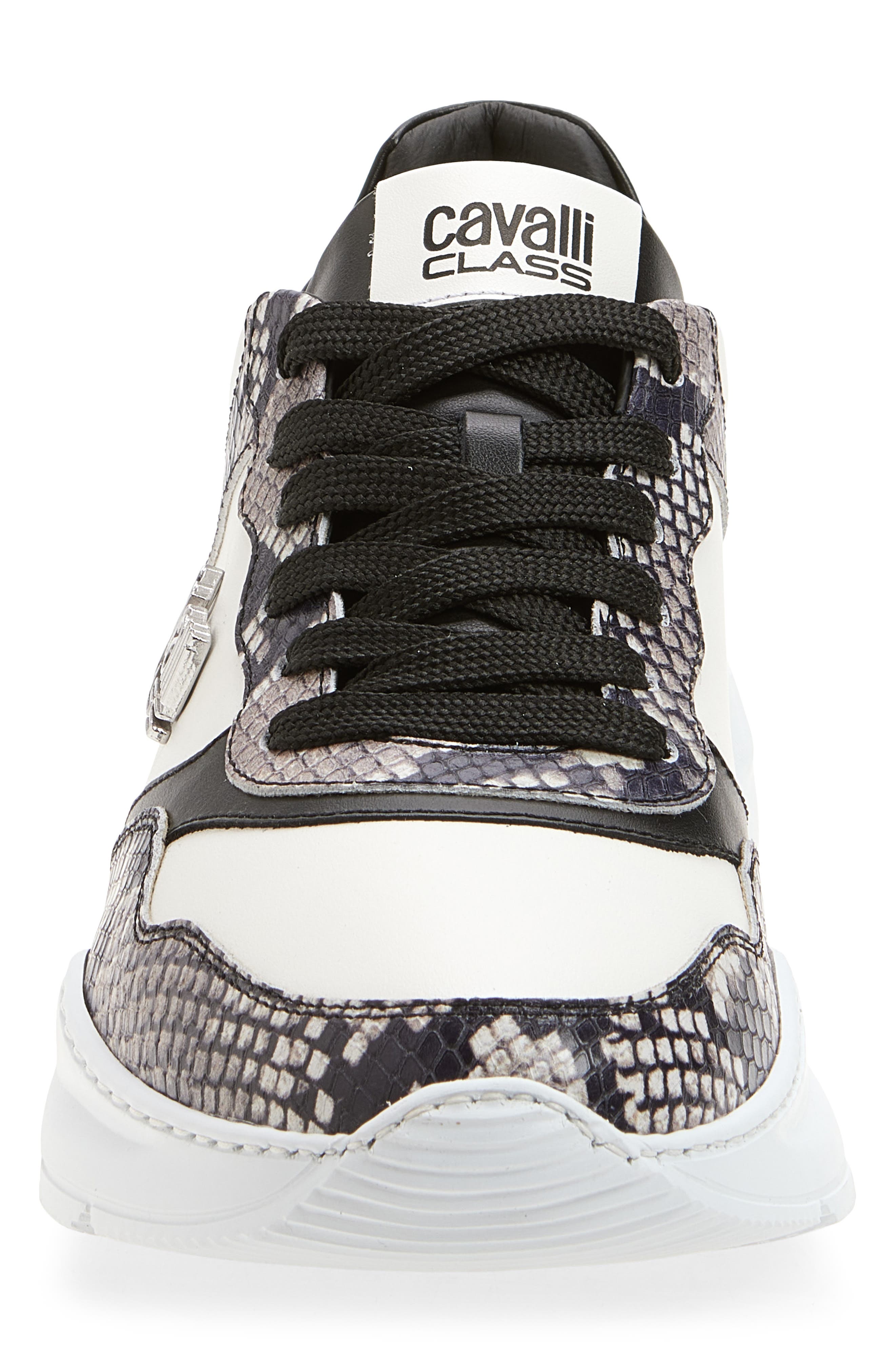 Roberto Cavalli Side Logo Sneaker, Alternate, color, Roccia