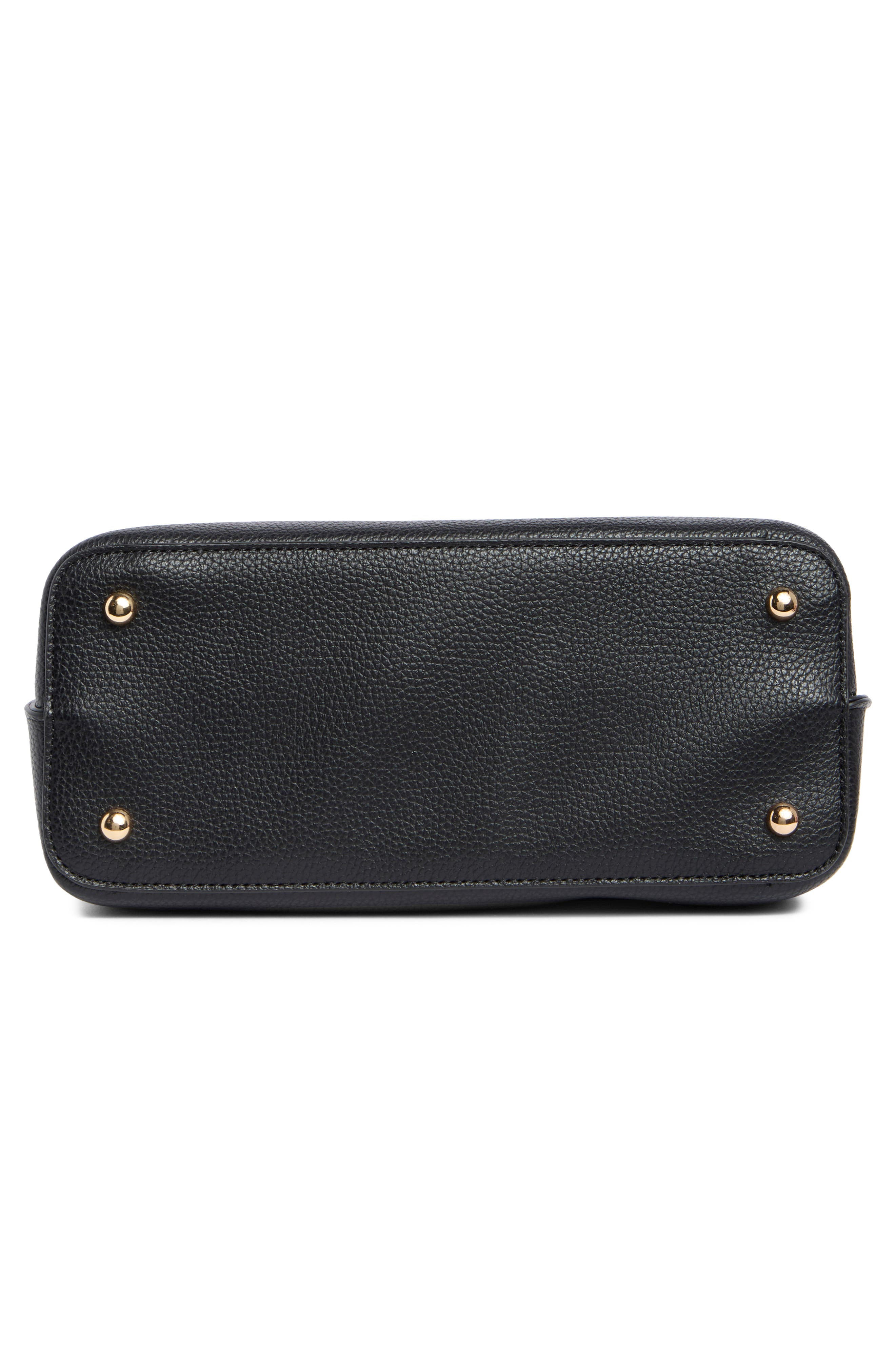 Nanette Lepore Bellamy Triple Compartment Satchel, Alternate, color, Black - Heart Geo Black