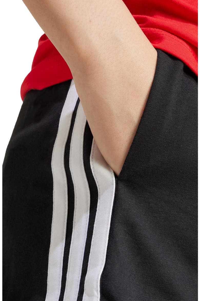 3-Stripes Shorts, Alternate, color, BLACK/ WHITE