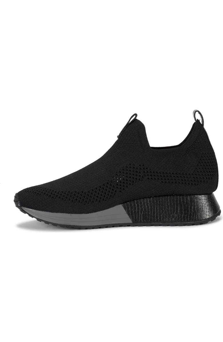 BARETRAPS Pringer Knit Slip-On Sneaker, Alternate, color, Black