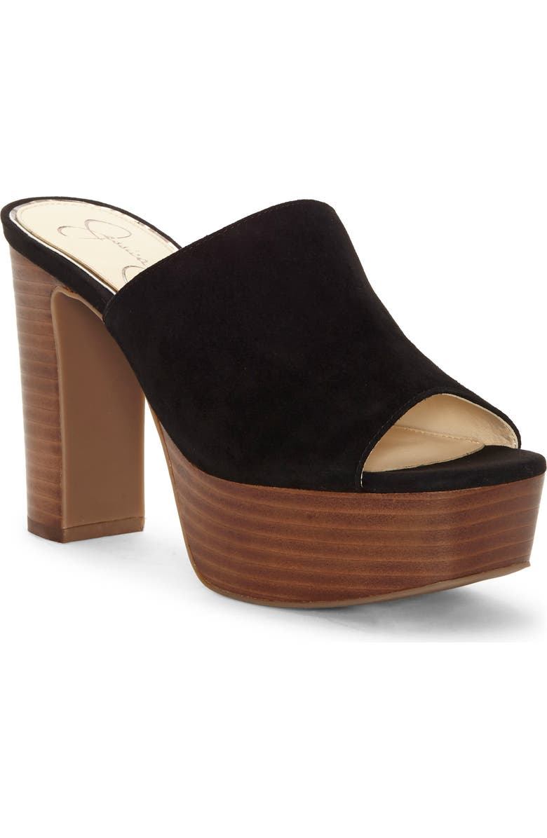 Jessica Simpson Camree Platform Sandal, Main, color, Black