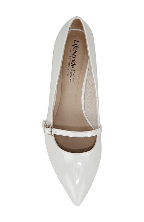 LIFESTRIDE LIFESTRIDE MADELYN MARY JANE POINTED TOE KITTEN HEEL PUMP