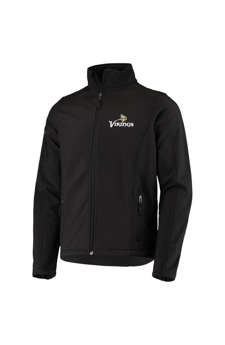 DUNBROOKE Men's Dunbrooke Black Minnesota Vikings Sonoma Softshell Full-Zip Jacket, Alternate, color, Black