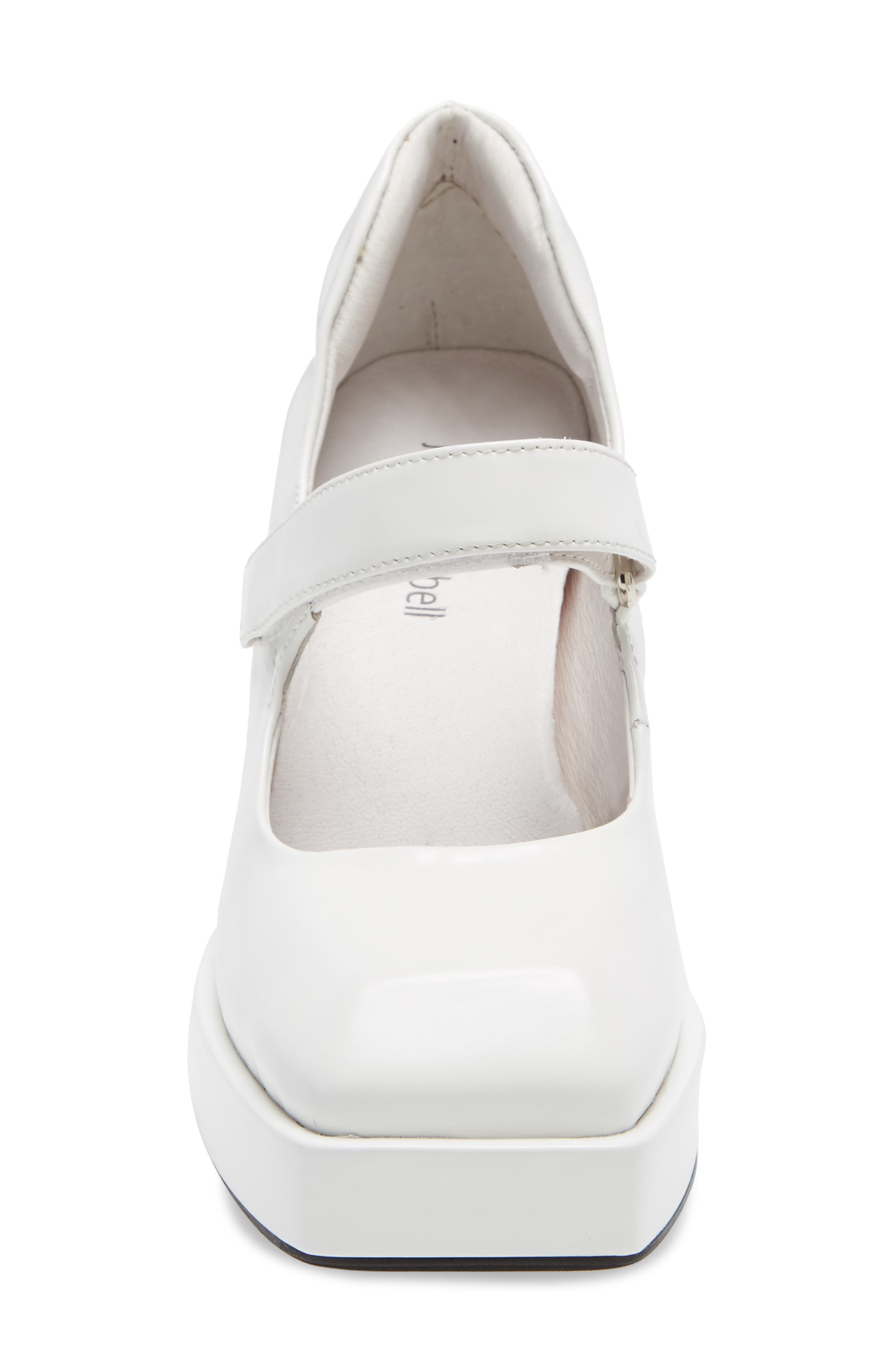 Reine Platform Mary Jane Pump, Alternate, color, WHITE BLACK BOX