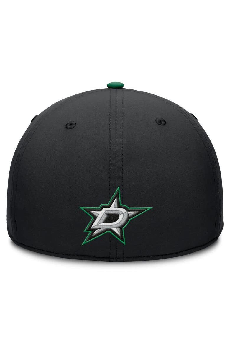 FANATICS Men's Fanatics Black/Kelly Green Dallas Stars Authentic Pro Rink Team Code Flex Hat, Alternate, color, Black