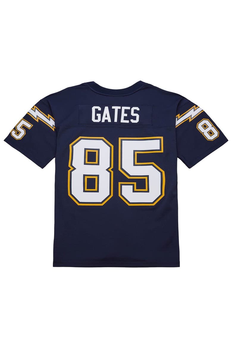 Men's Mitchell & Ness Antonio Gates Navy San Diego Chargers 2006 Legacy Replica Jersey, Alternate, color, Navy