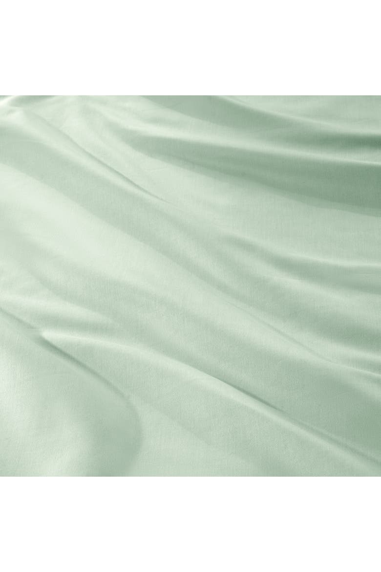 400 Thread Count Organic Cotton Sateen Duvet Cover and Sham Set, Alternate, color, Willow