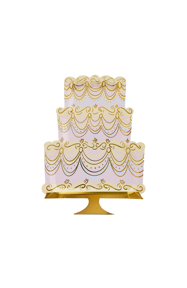Daydream Society Let Them Eat Cake Large "Cake" Plates, Main, color, Assorted Pre-Pack