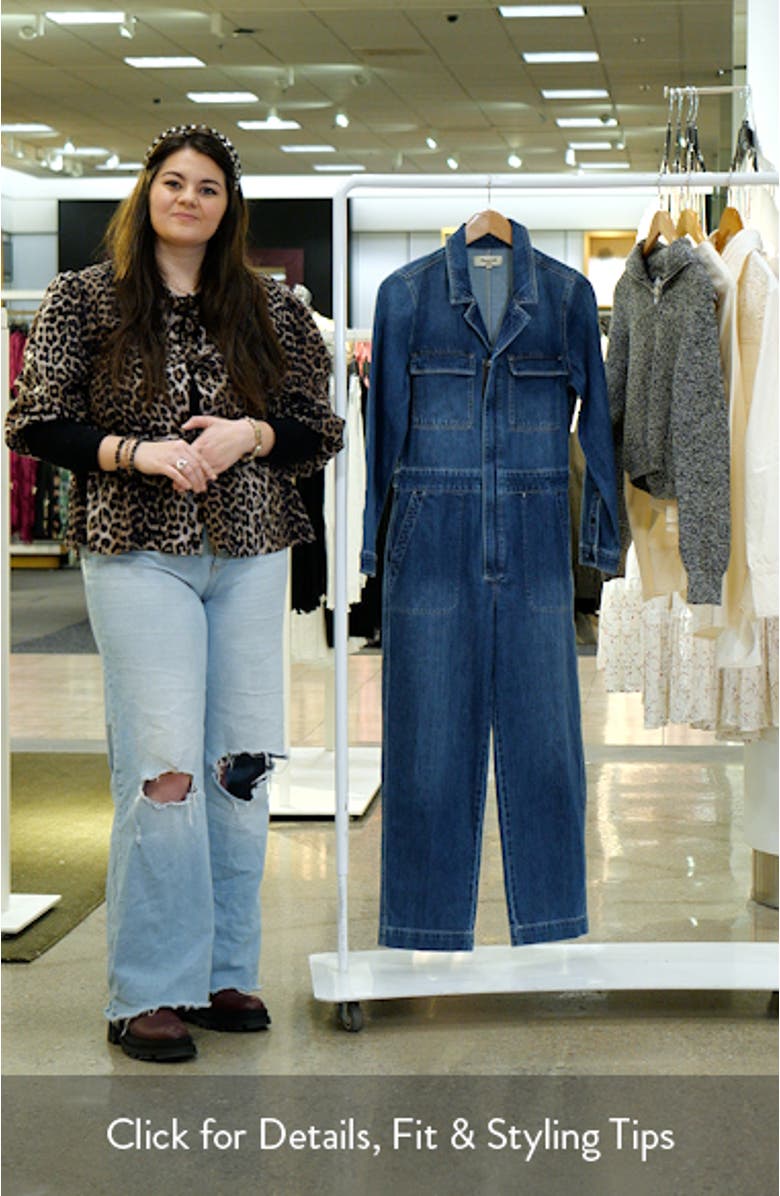 Denim Utility Coveralls, sales video thumbnail
