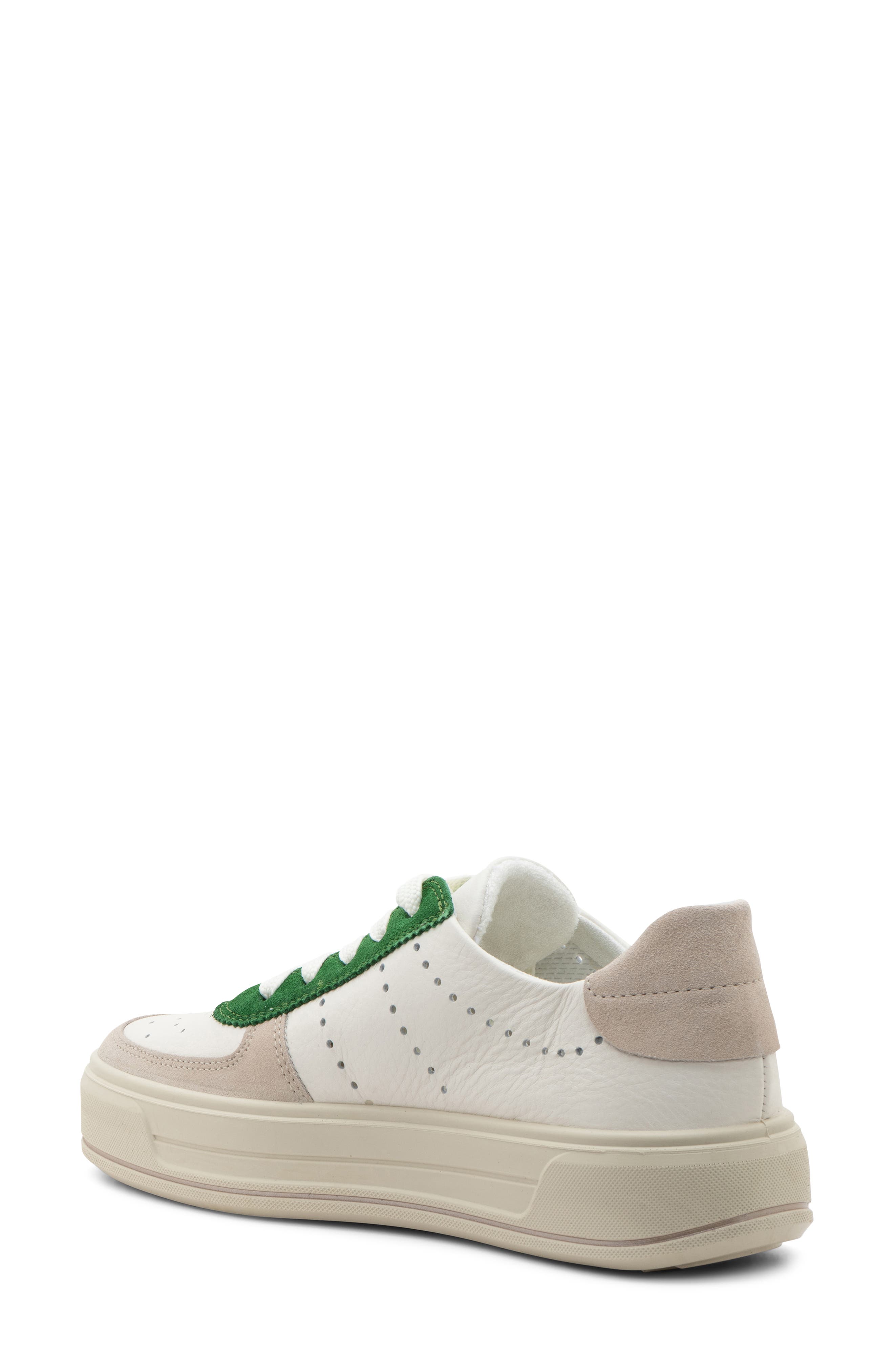 ara Calgary Platform Sneaker, Alternate, color, Green