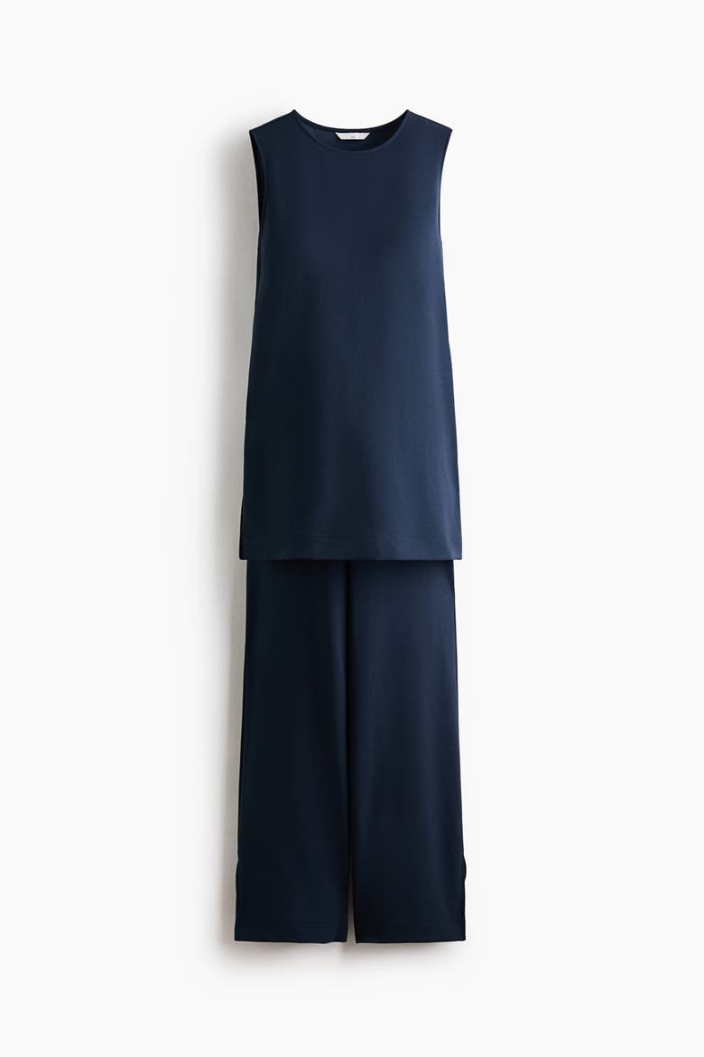 Mama 2-piece Jersey Set, Alternate, color, Navy blue