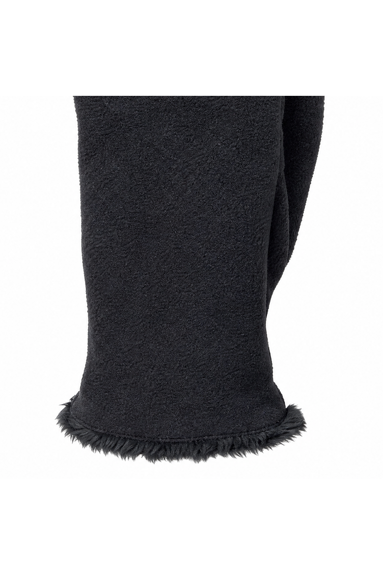 Women's Plush Lined Fleece Winter Glove, Alternate, color, Black