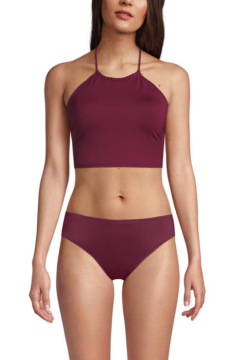 High Neck Halter Bikini Top