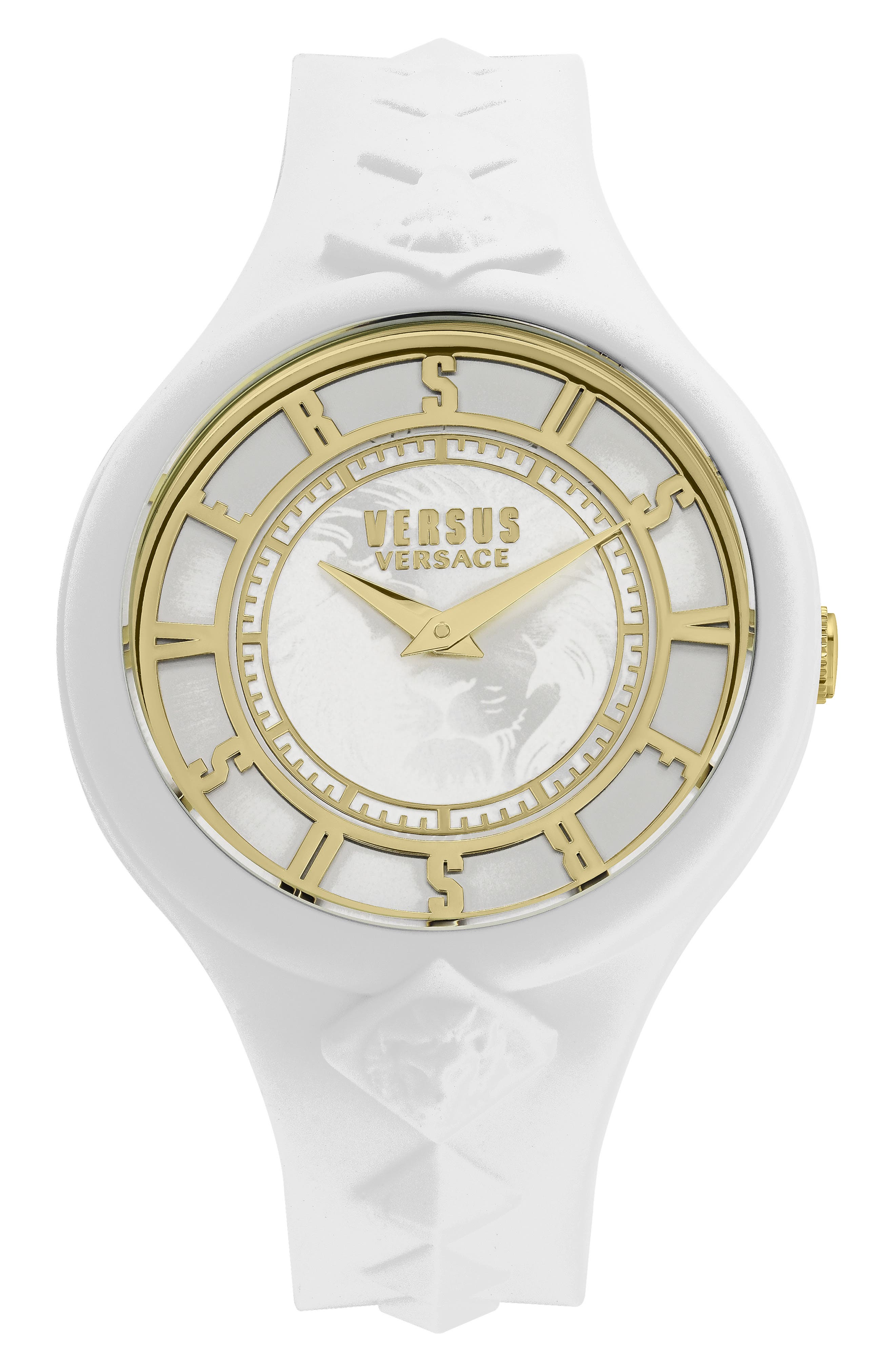 VERSUS Versace Versace Silicone Strap Watch, 39mm & Zip Case