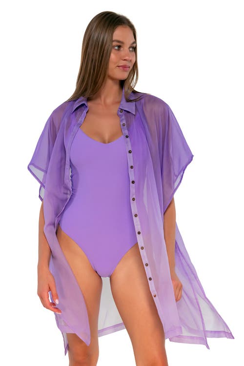 SUNSETS SUNSETS SHORE THING COVER-UP TUNIC 