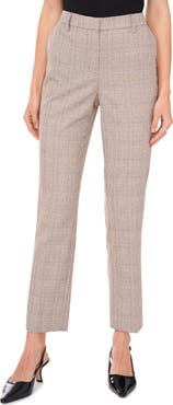 Halogen® Plaid Straight Leg Pants