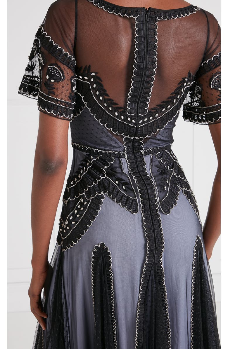 Temperley London Camille Gown, Alternate, color, Black