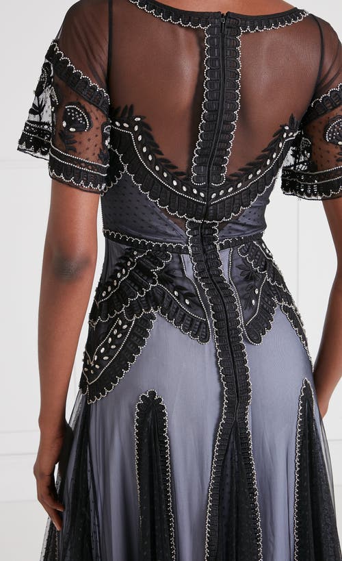 Temperley London Camille Gown In Black