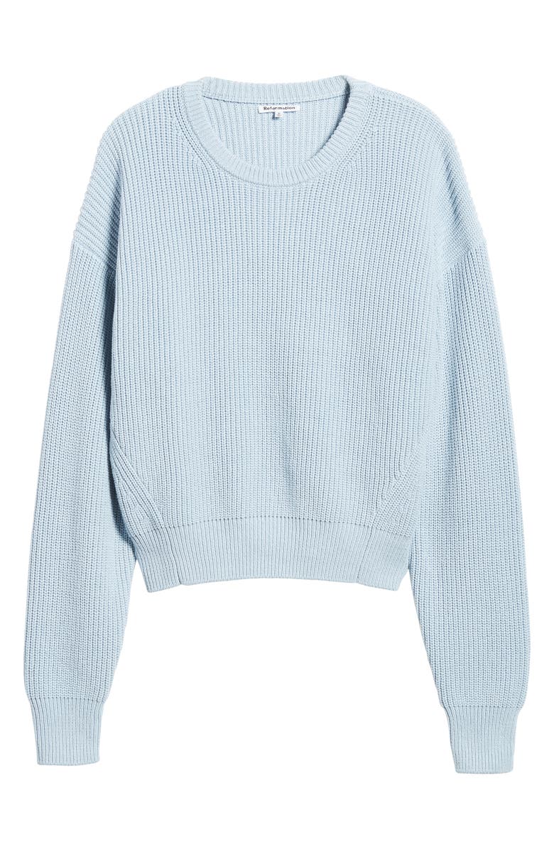 Reformation Winnie Organic Cotton Sweater, Alternate, color,