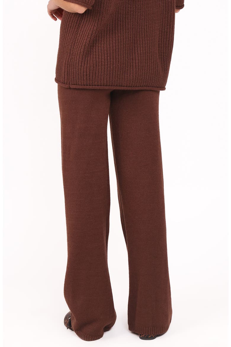 Remi Funnel Neck Sweater & Pull-On Pants Set, Alternate, color, CHOCOLATE