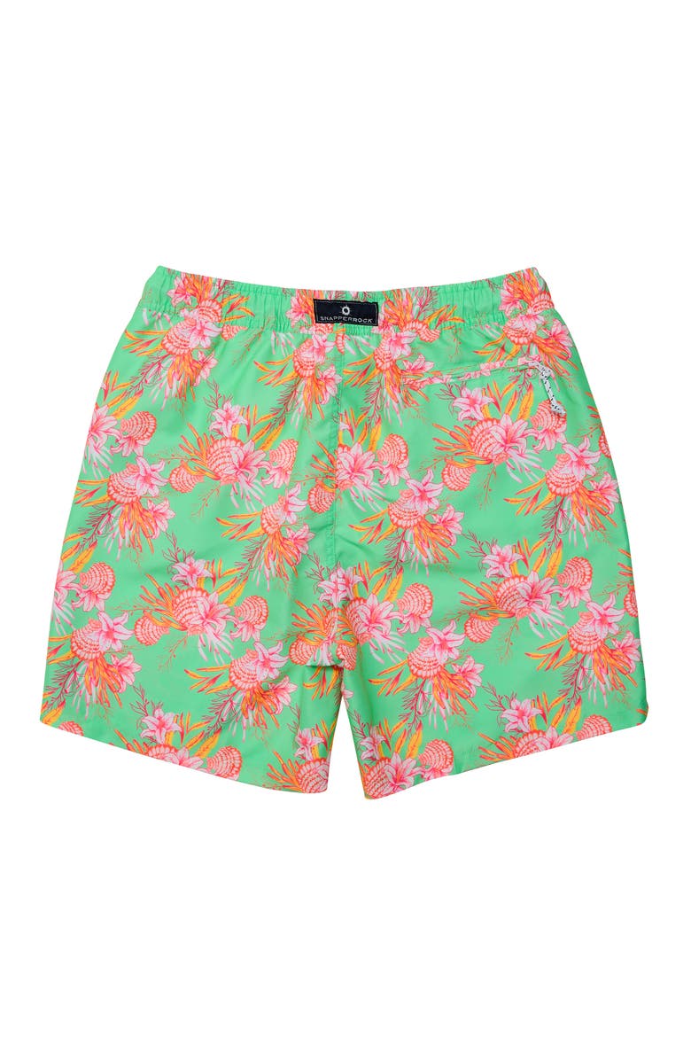 Snapper Rock Comfort Lined Sustainable Swim Short, Alternate, color, Coastal Shells