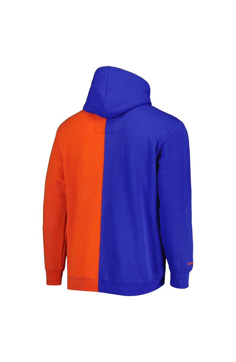 Mitchell & Ness Men's Mitchell & Ness Royal/Orange New York Mets Fleece Full-Zip Hoodie, Alternate, color, 