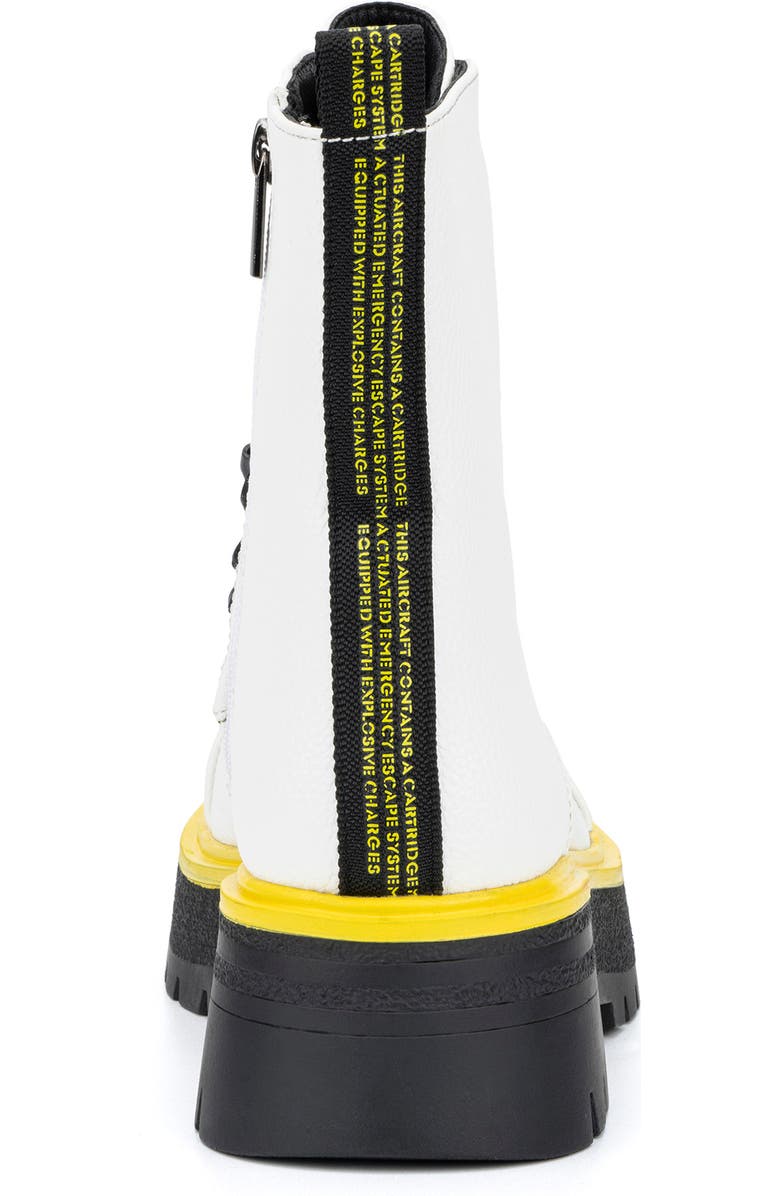 TORGEIS Sandy Side Zip Combat Boot, Alternate, color, White