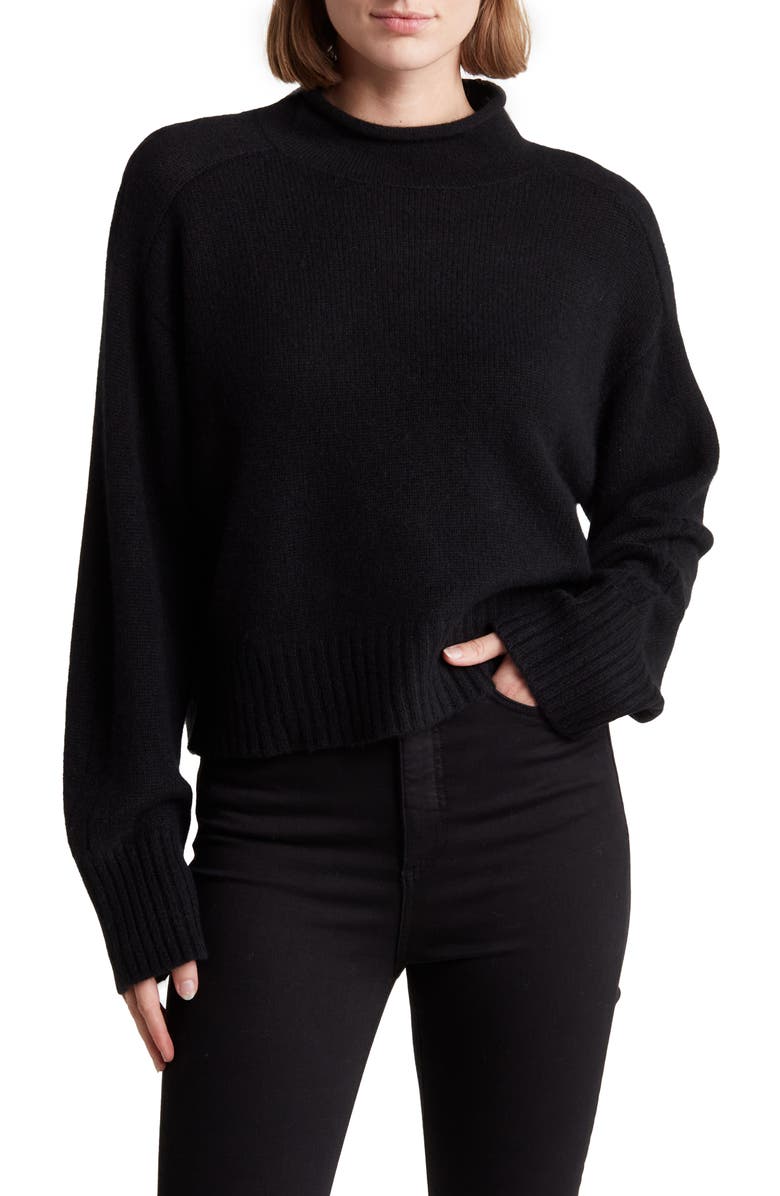 360 CASHMERE Melanie Mock Neck Cashmere Pullover Sweater, Main, color,