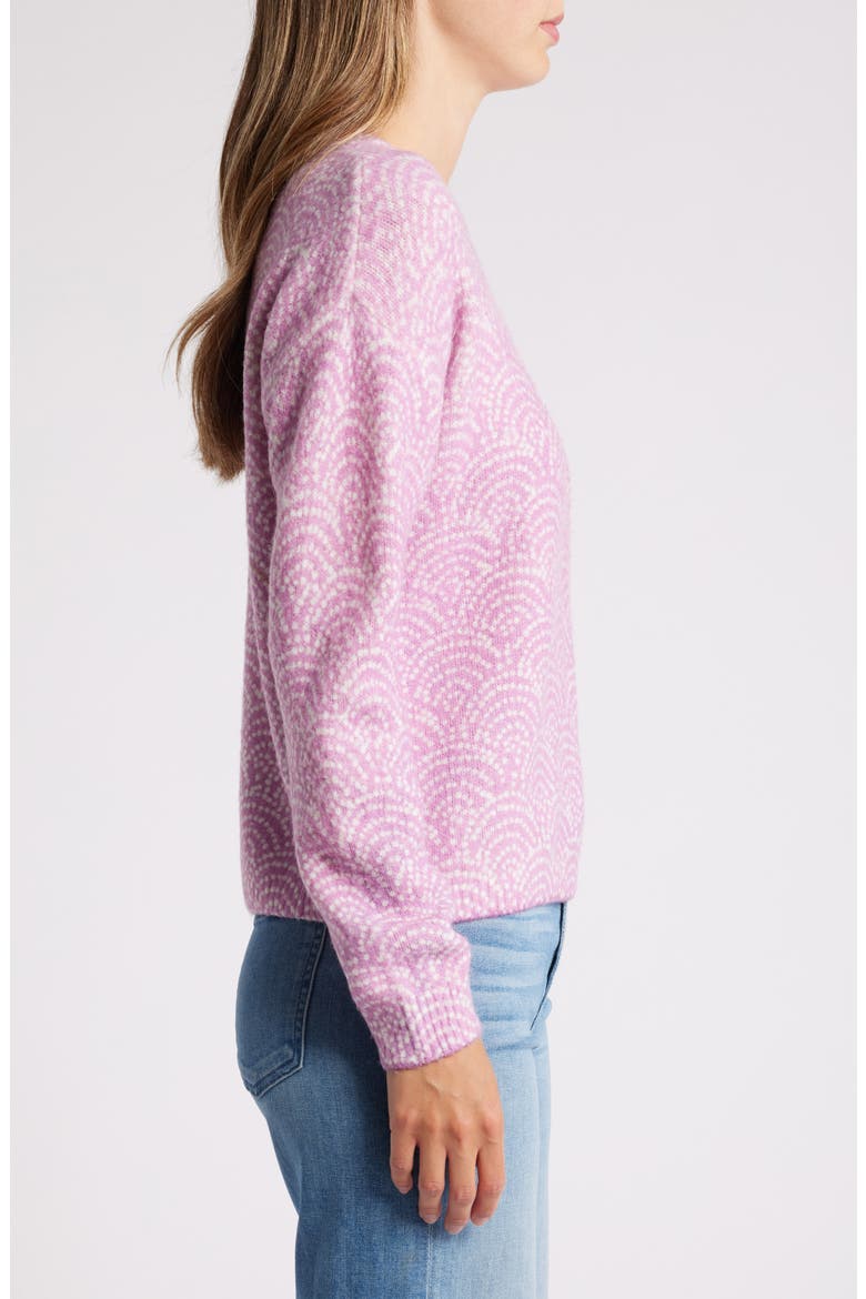 Ella Crewneck Sweater, Alternate, color, PINK