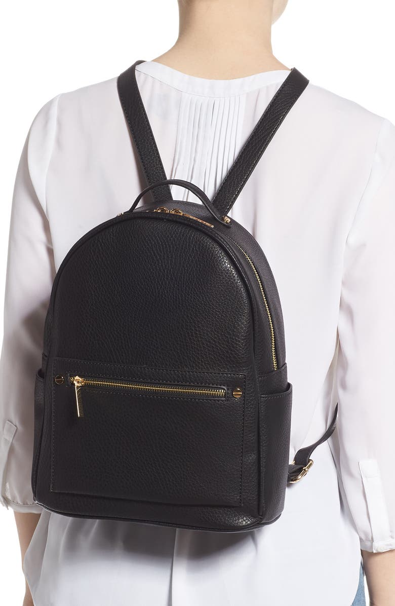 Mali + Lili Addie Vegan Leather Backpack, Alternate, color,