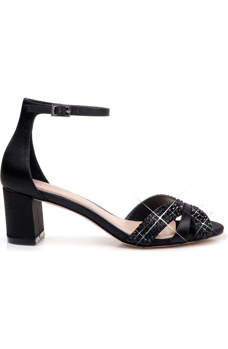 Jewel Badgley Mischka Sequoia Crystal Embellished Ankle Strap Sandal, Alternate, color,