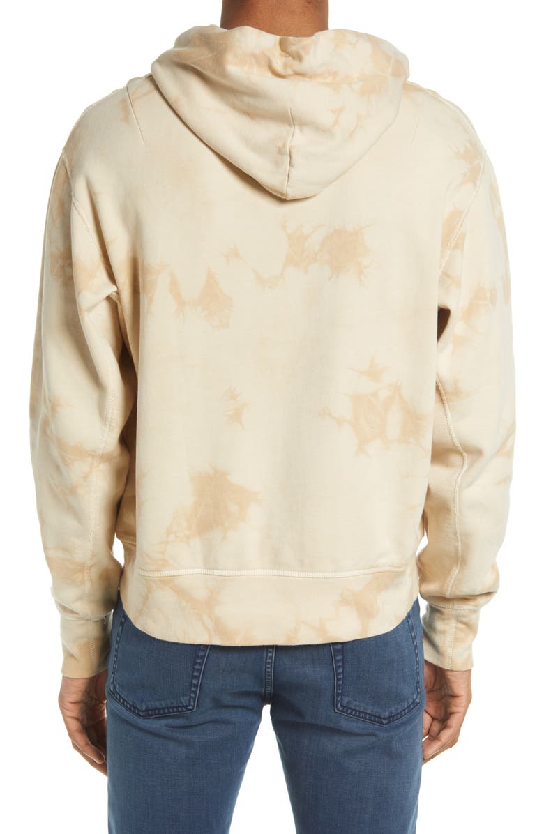 rag & bone City Terry Tie Dye Hoodie, Alternate, color, 