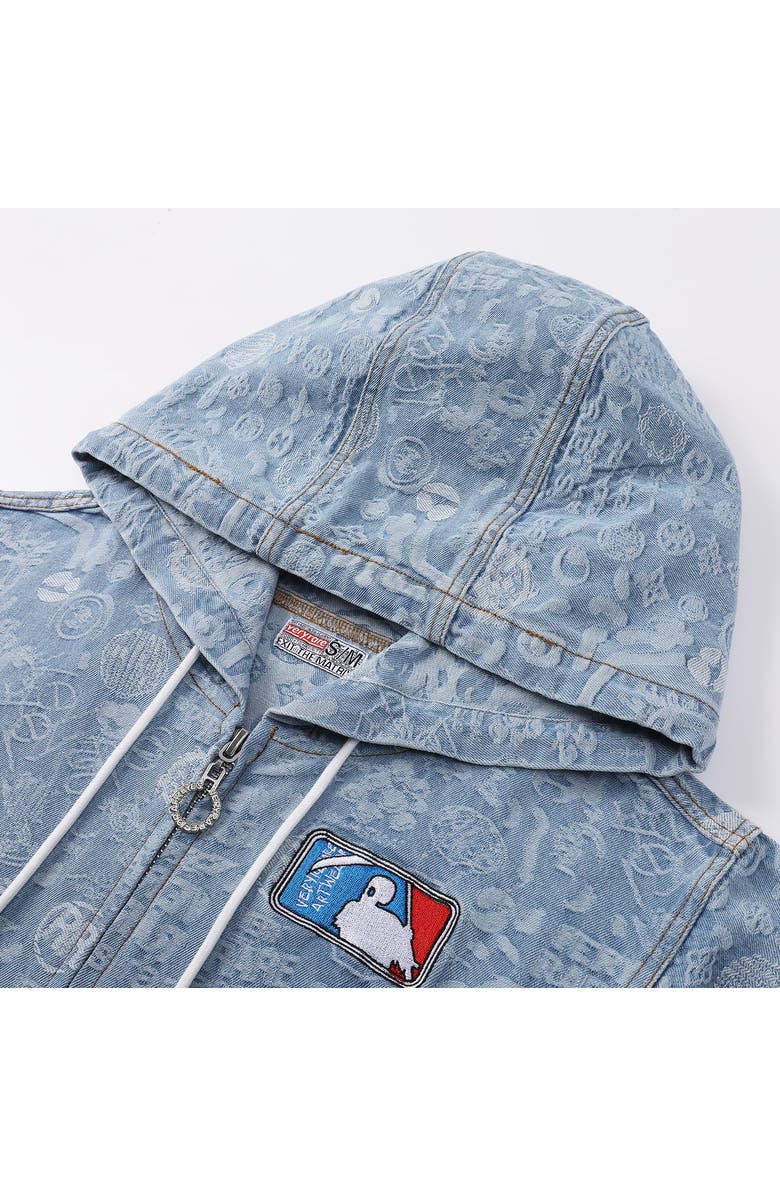 VERYRARE Monogram Hoodie, Alternate, color, Blue