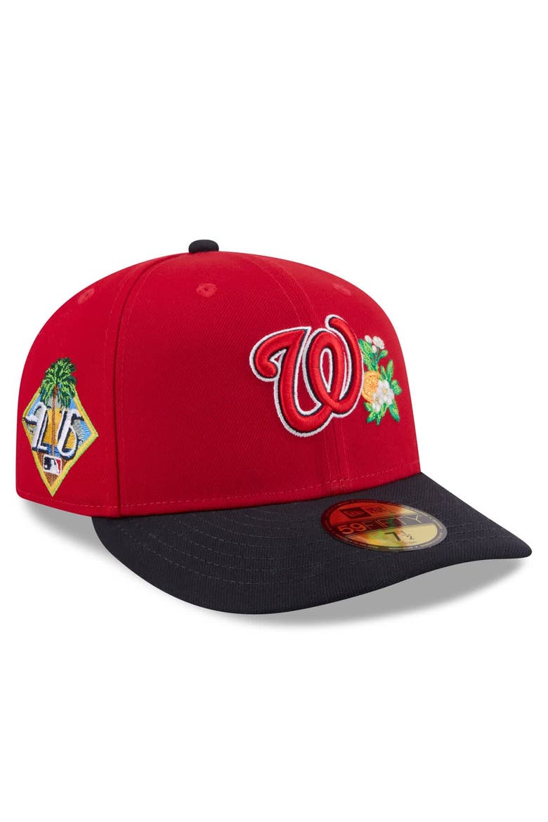 Men's New Era  Red/Navy Washington Nationals 2026 Spring Training Low Profile 59FIFTY Fitted Hat, Main, color, Red