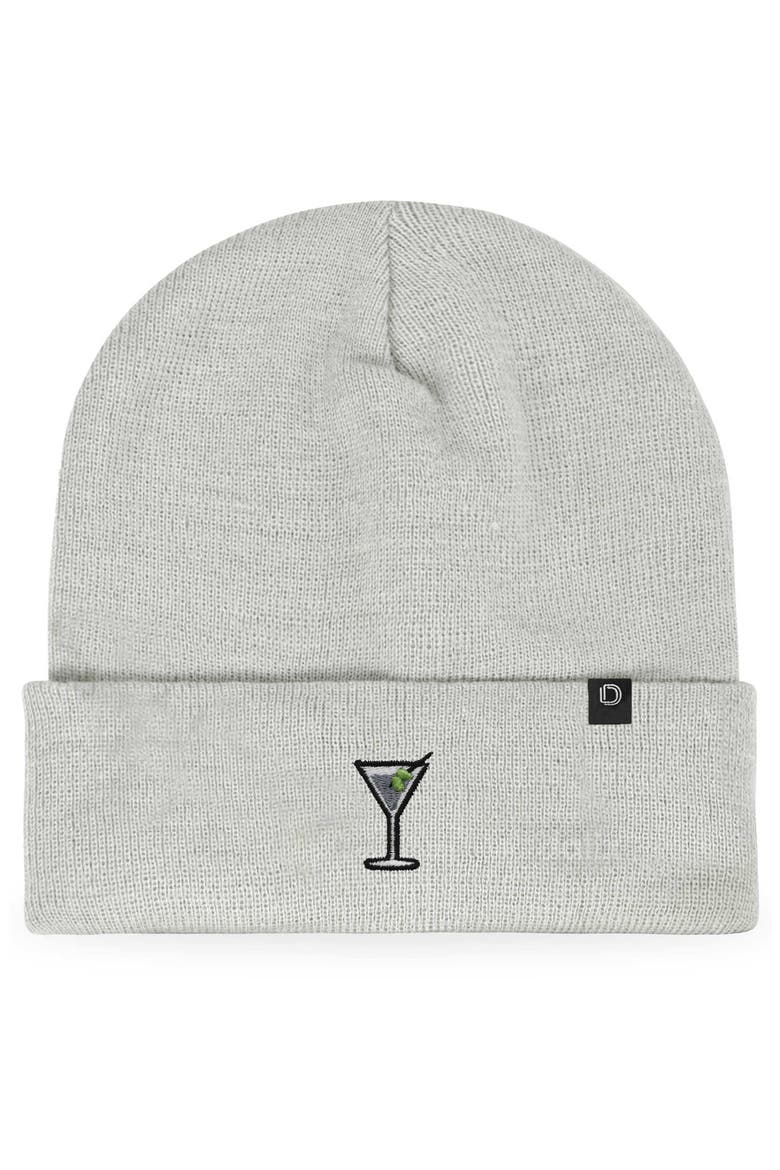 Martini Beanie Cap, Main, color, Light Gray