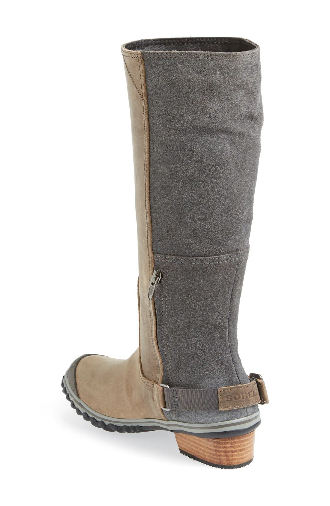 SOREL 'Slim' Waterproof Tall Boot, Alternate, color, 