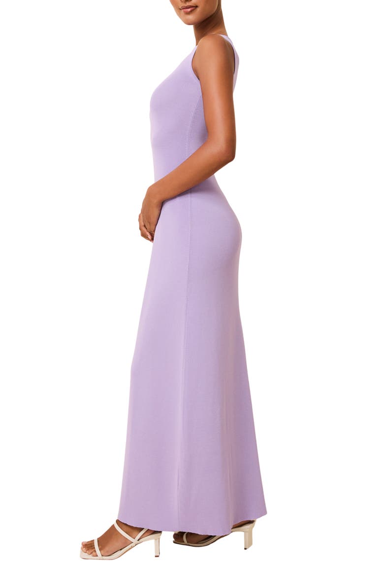 The Lucerne Rib Sleeveless Dress, Alternate, color, ULTRA VIOLET